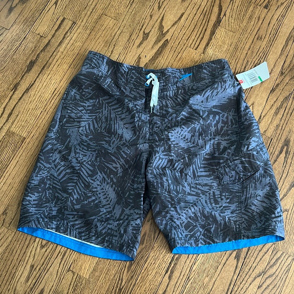 Speedo board shorts Large Black Nwt
